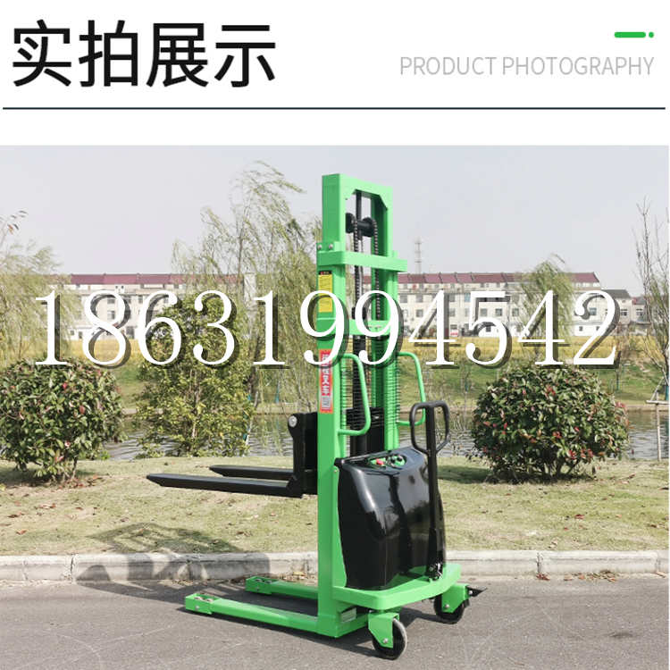 银海区电动叉车堆高车液压铲车电瓶1吨2吨站驾步行式小型全自动叉车